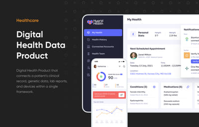 Digital Health Data Product - Ergonomy (UX/UI)