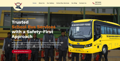 Website Development & Digital Marketing for Travelex Bus Services - Website Creation