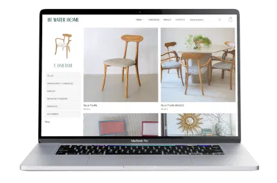 Diseño Ecommerce para Be Water Home - Creación de Sitios Web