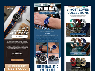 Email Design for Accessories Brand - E-mail Marketing