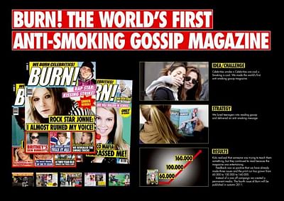 BURN! GOSSIP MAGAZINE - Publicidad