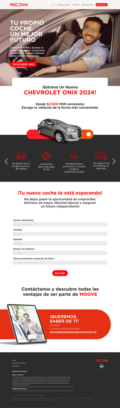 Moove Local Market Launch Colombia -Mexico - Stratégie digitale