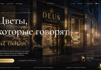Deus Flowers: flower boutique with AI florist, PWA and Mini App - Intelligence Artificielle