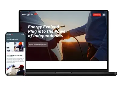 Website Redesign for EnergyIntel - Website Creatie