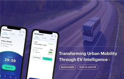 Transforming Urban Mobility Through EV Intelligence - Ergonomy (UX/UI)