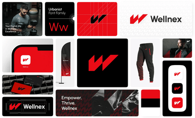 Wellnex Branding and Visual Identity - Ergonomy (UX/UI)