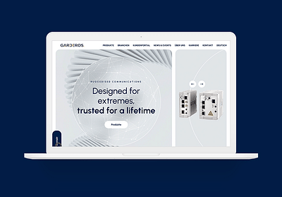 Technologiestark: Website-Relaunch von Garderos - Webseitengestaltung