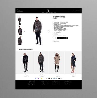 Projekt / Cavallo de Ferro - Webseitengestaltung