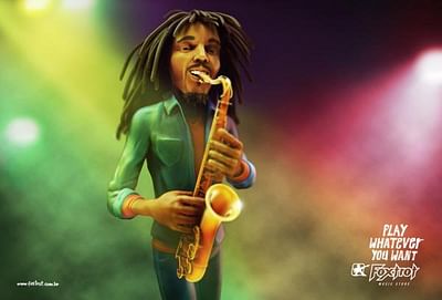 Bob Marley Sax - Publicidad