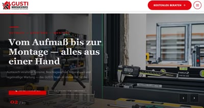 GUSTI-Montageservice-Professionelle - Website Creation