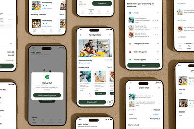 goodDeeds Mobile Giving Platform - App móvil