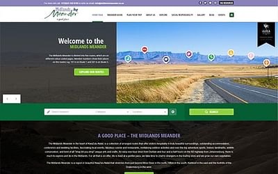 Website - Midlands Meander - Website Creation