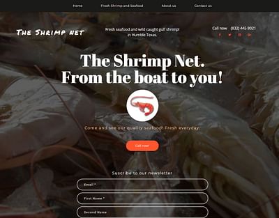The Shrimp Net - Social Media