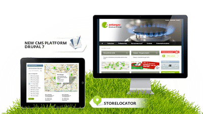 Antargaz - new website - Website Creatie