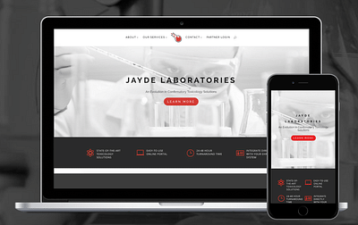 Website Design for Laboratory - Website Creation