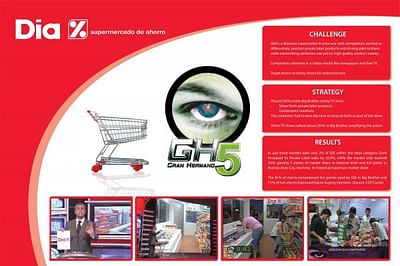 DIA% SUPERMARKET IN BIG BROTHER 5 - Advertising