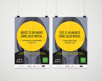 Campaña de comunicación para ONG de Salud Mental. - Publicidad