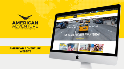 American Adventure - Work & Travel Website Develop - Website Creatie