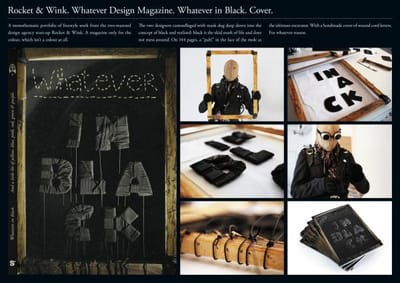 WHATEVER IN BLACK - Advertising