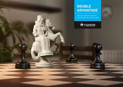 Double chess - Publicidad