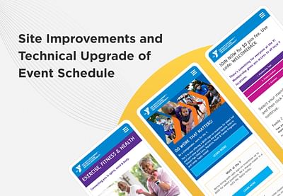 Site and Technical Upgrade of Event Schedule - Ergonomy (UX/UI)