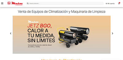Rediseño web sector industrial - E-commerce