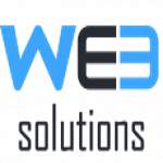 WE3 Solutions logo