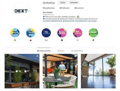 Dext Habitat - Social media