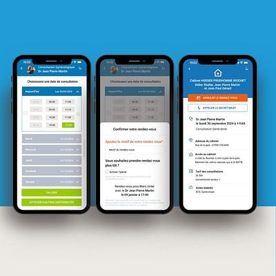 DocRdv - Applications de prise de rdv médicaux - App móvil