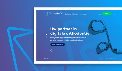 Orthoproof - On- en offline rebranding traject - Website Creatie
