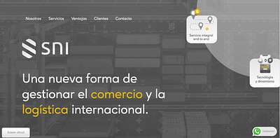 Web para empresa de Comercio Exterior - Website Creation