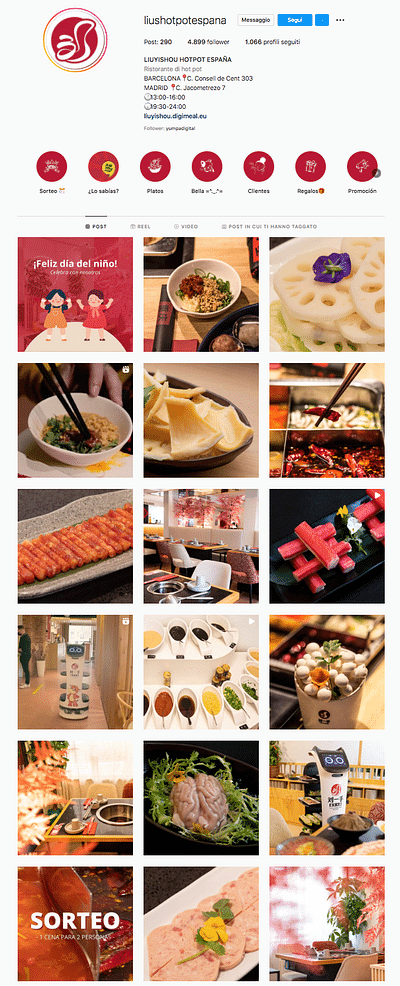 Branding/Content for a HotPot restaurant chain - Redes Sociales