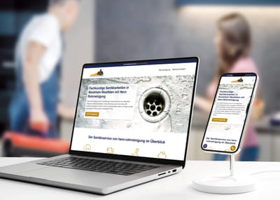 Webseite für eine klassische Dienstleistung - Online Advertising