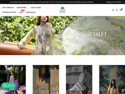 Jade Online Clothing brand in pakistan - E-commerce