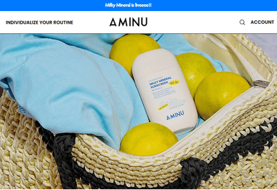Shopify Store for Skin Care Brand - E-commerce