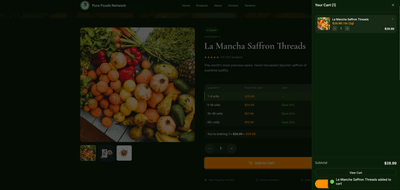 Pure Foods Network: Premium End-to-End E-Commerce Ecosystem - Développement de Logiciel