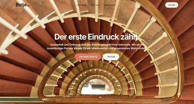 Gebäudeservice Botje - Website Creation