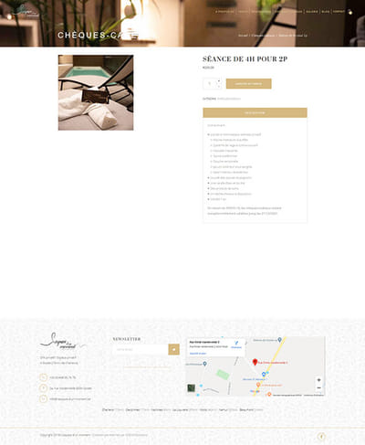 Site de présentation pour un SPA - Création de site internet
