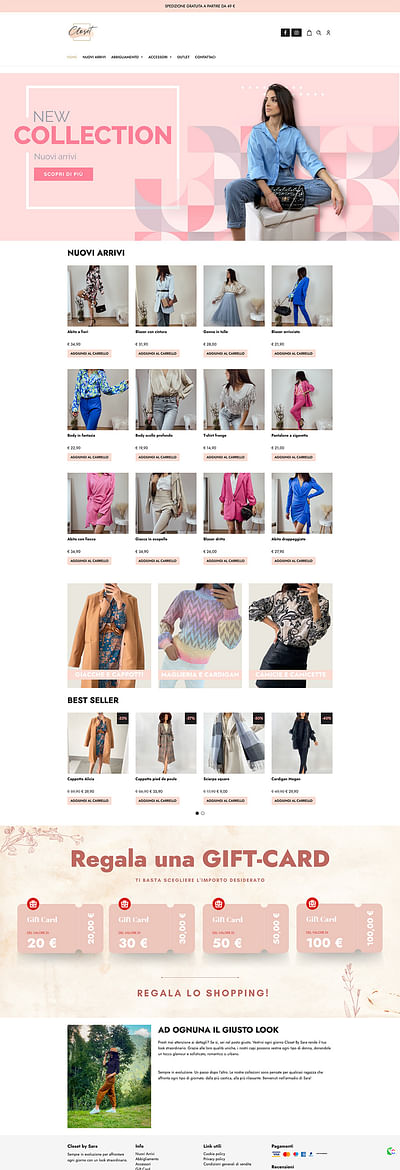 Closet by Sara - Strategia digitale