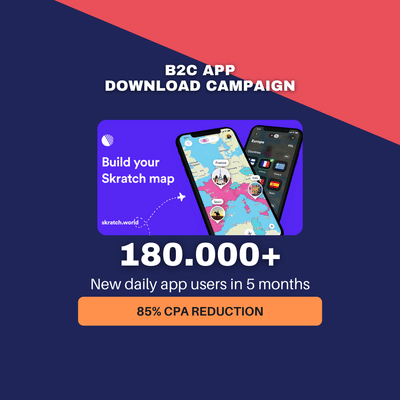 Skratch App download campaign - Online Advertising