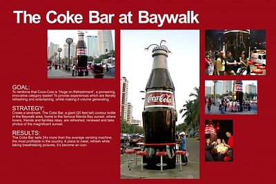COKE BAYWALK BAR - Publicidad