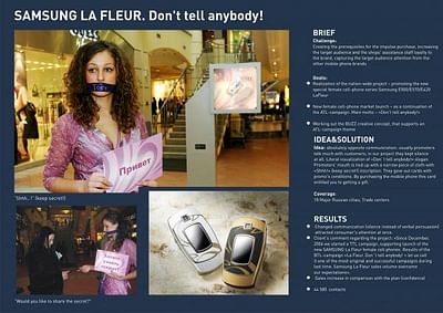 LA FLEUR. DON'T TELL ANYBODY - Publicidad