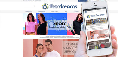 Tienda online Iber-dreams - Creación de Sitios Web