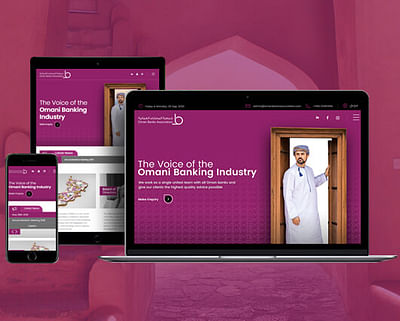 Oman Banks Association Website - Webseitengestaltung