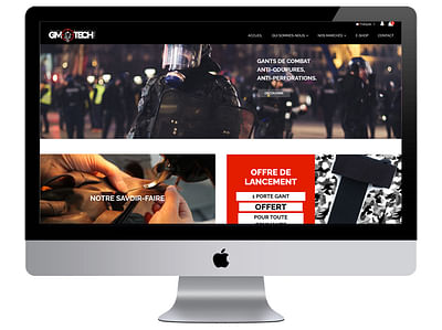 Développement Site e-commerce Prestashop Gmtech - Website Creatie