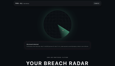 Dark Web Monitoring for Credential Leaks - Cybersécurité