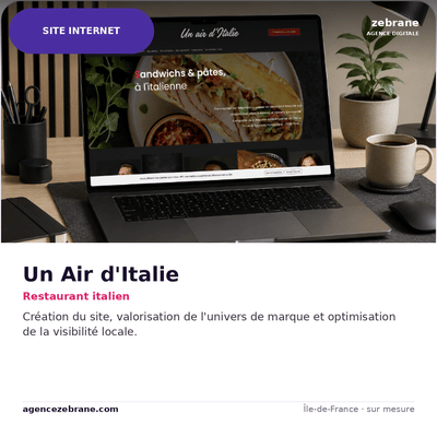 Un Air d'Italie, restaurant italien - SEO