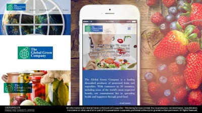 Global Green Company Website Design & Development - Publicité