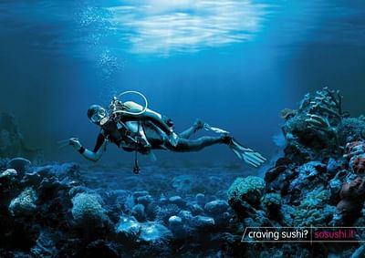 Scuba diver - Pubblicità