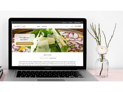 Bistro La Mer - E-commerce site for Foodretailer - Image de marque & branding